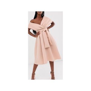 Fallen Shoulder Dress